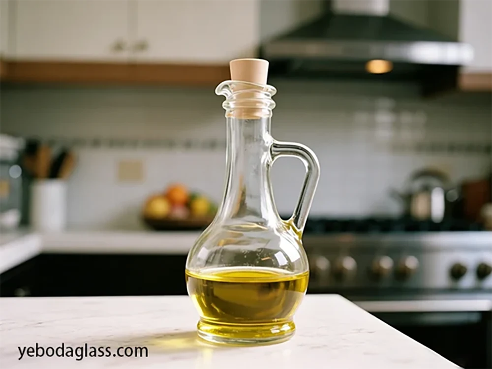 olive oil bottle color