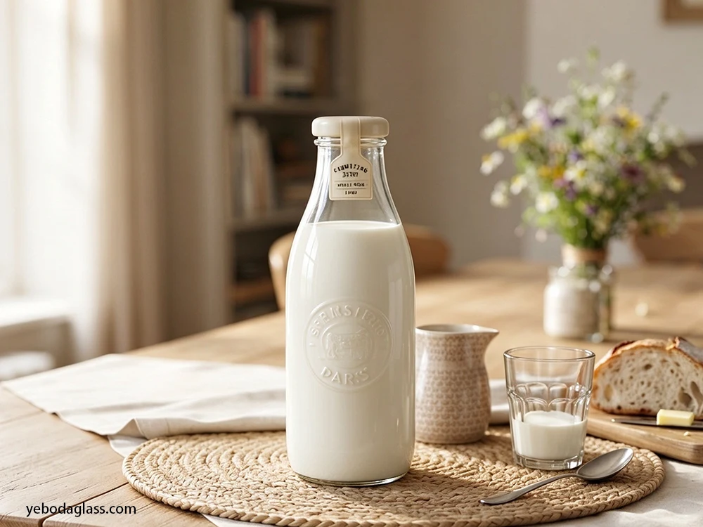 glass milk bottle factory