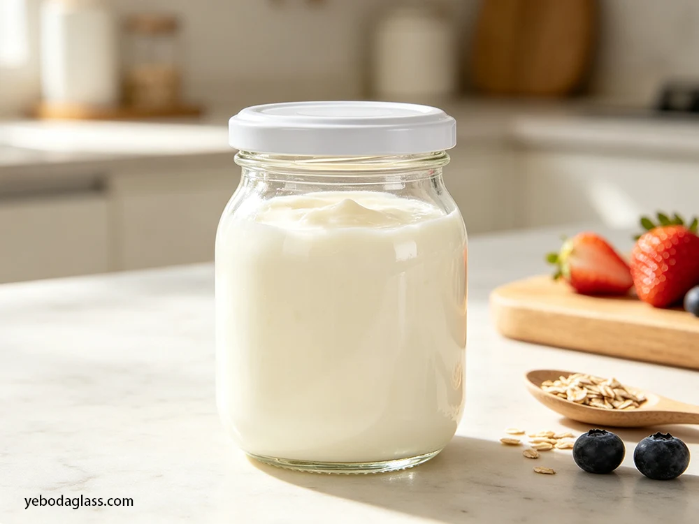 glass yogurt jar manufacturer