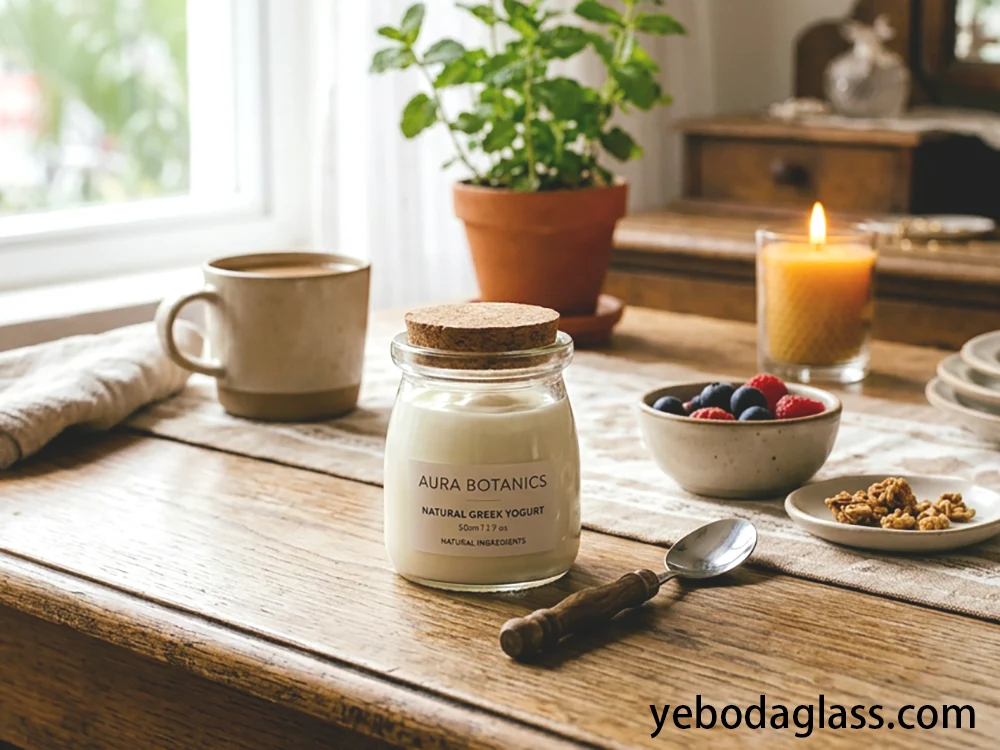 glass yogurt jar manufacturer