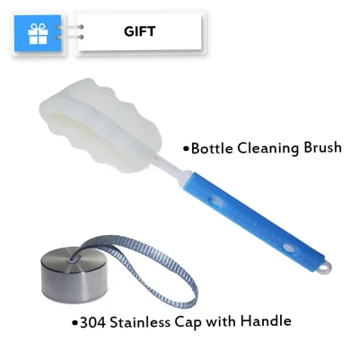 YEBODA 17oz Eco-Friendly Glass Water Bottle – Durable Glass Drinking Bottle