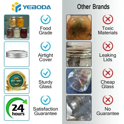 Wholesale 32 oz Mason Jars with Cylinder Design