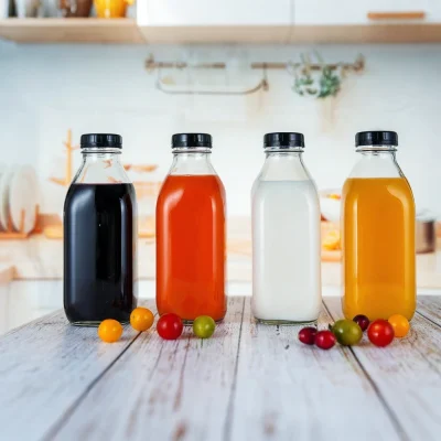 YEBODA 34oz Glass Bottle Milk – Reusable Milk Bottle Bottle for Home Use