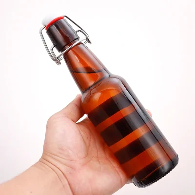 YEBODA 11oz Durable Flip Top Beer Bottles