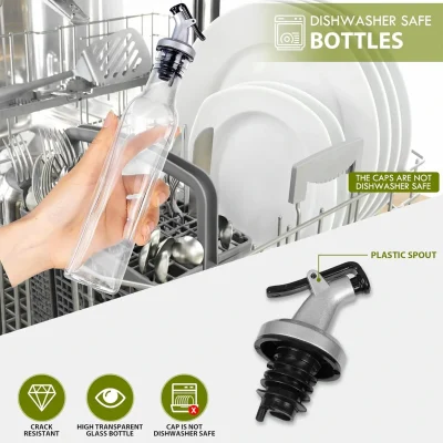 Glass Olive Oil Dispenser Bottle