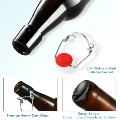 Swing Top Glass Beer Bottles