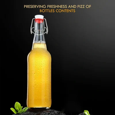 YEBODA 16 oz Flip Top Bottles in Bulk