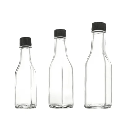 empty hot sauce bottles