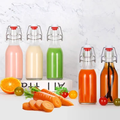 Wholesale Clear 8.5 oz Leak-Proof Flip Top Water Bottle