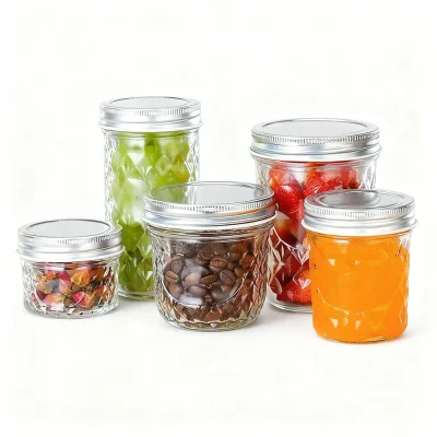 glass mason jars
