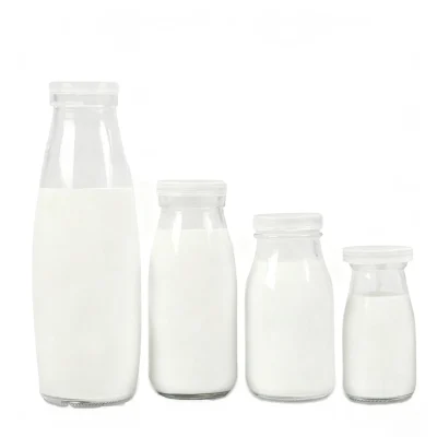 glass milk bottle