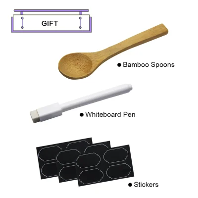 Wholesale 8.5 oz Glass Jar with Wooden Lid and Spoon